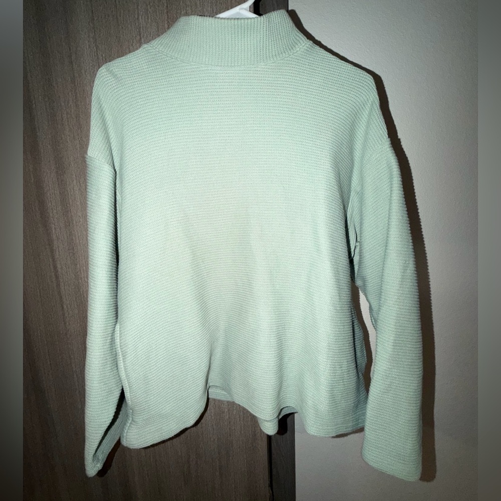 MADEWELL Funnelneck Drop Shoulder Sweater